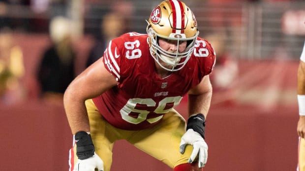 The 49ers lost offensive lineman Mike McGlinchey in free agency.